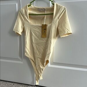 Cream Bodysuit for Women